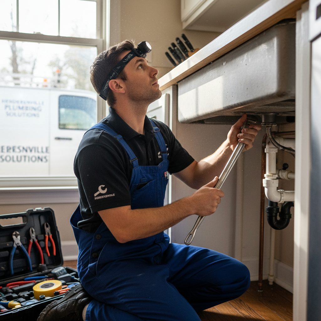 Plumber work by Hendersonville Plumbers in Hendersonville