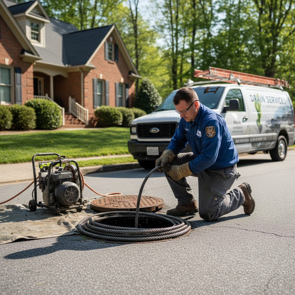 Drain Cleaning in Hendersonville